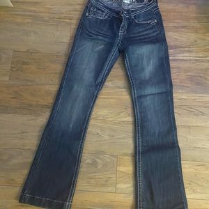 Hydraulic Low-Rise Bootcut Jeans